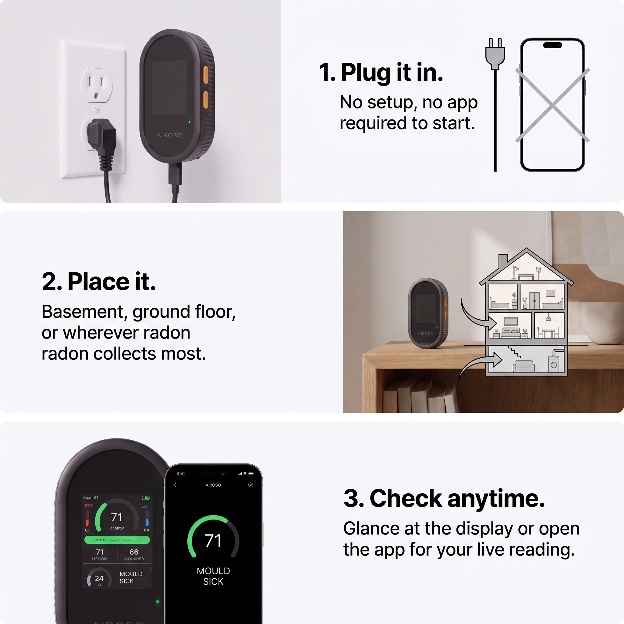Airoso - Continuous Radon Monitor